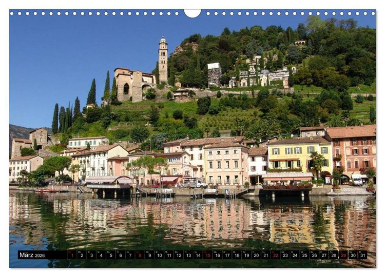Produktbild: Wundersch&ouml;nes Tessin (Wandkalender 2026 DIN A3 quer), CALVENDO Monatskalender