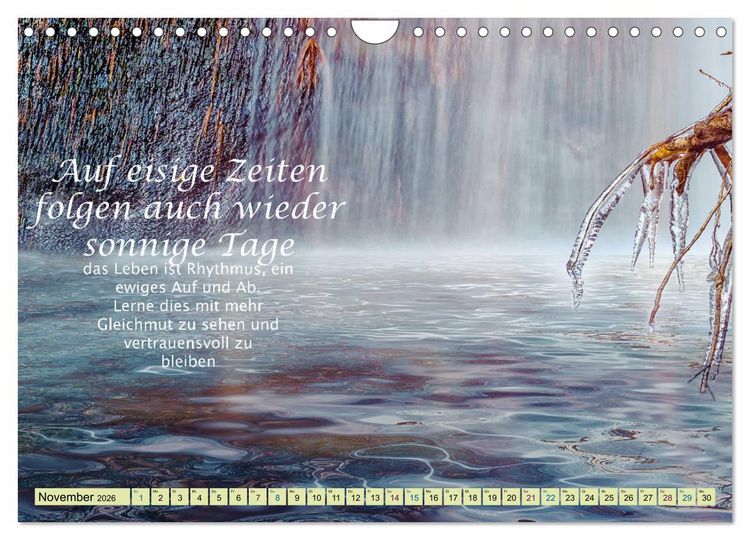 Produktbild: Spruchkalender - schau rein (Wandkalender 2026 DIN A4 quer), CALVENDO Monatskalender
