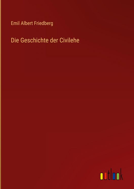 Produktbild: Die Geschichte der Civilehe