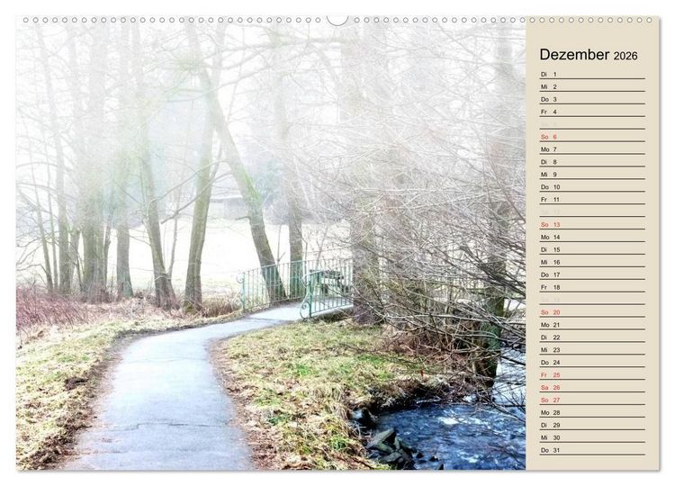 Produktbild: Bad Orb - Romantik im Spessart (hochwertiger Premium Wandkalender 2026 DIN A2 quer), Kunstdruck in Hochglanz