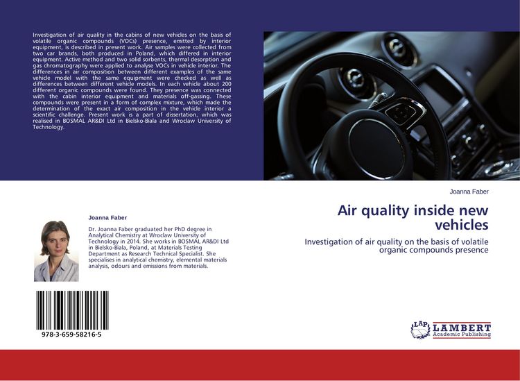 Produktbild: Air quality inside new vehicles