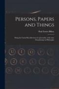 Produktbild: Persons, Papers and Things