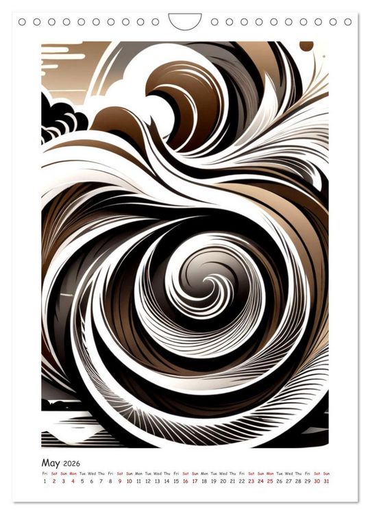 Produktbild: Essence of abstraction (Wall Calendar 2026 DIN A4 portrait), CALVENDO 12 Month Wall Calendar
