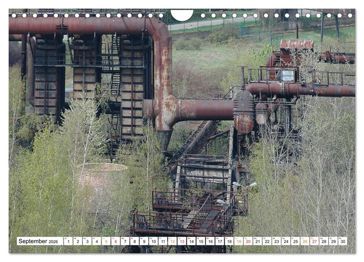 Produktbild: V&ouml;lklinger H&uuml;tte Welterbe seit 1994 (Wandkalender 2026 DIN A4 quer), CALVENDO Monatskalender