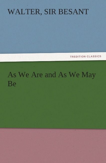 Produktbild: As We Are and As We May Be