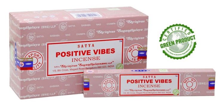 Produktbild: R&auml;ucherst&auml;bchen Satya Sai Baba "Positive Vibes" 15gr