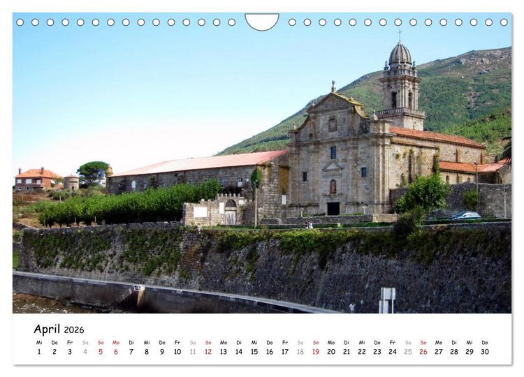 Produktbild: Camino Portugues - Jakobsweg (Wandkalender 2026 DIN A4 quer), CALVENDO Monatskalender