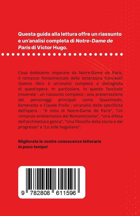 Produktbild: Notre-Dame de Paris di Victor Hugo (Analisi del libro)