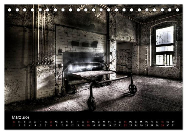 Produktbild: Verlassene Orte - Berlin - Brandenburg (Tischkalender 2026 DIN A5 quer), CALVENDO Monatskalender