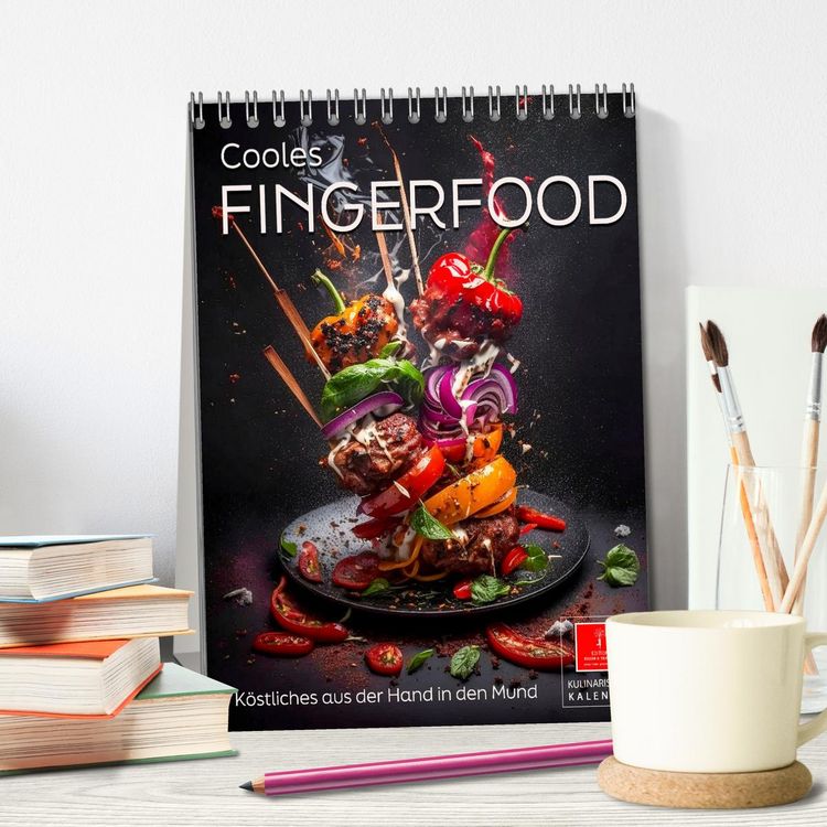 Produktbild: Cooles Fingerfood (Tischkalender 2026 DIN A5 hoch), CALVENDO Monatskalender