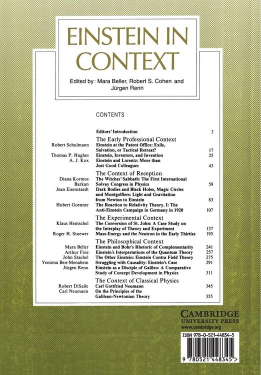 Produktbild: Einstein in Context