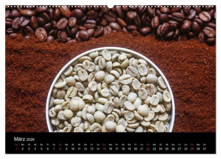 Produktbild: Kaffeezeit (hochwertiger Premium Wandkalender 2026 DIN A2 quer), Kunstdruck in Hochglanz