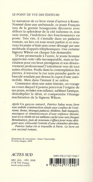 Produktbild: La signora wilson