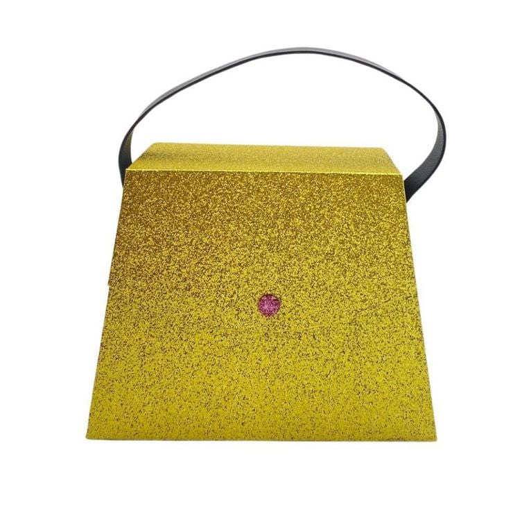 Produktbild: Geschenkschachtel, Handtasche, gold sparkle