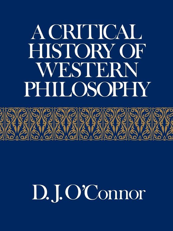 Produktbild: A Critical History of Western Philosophy