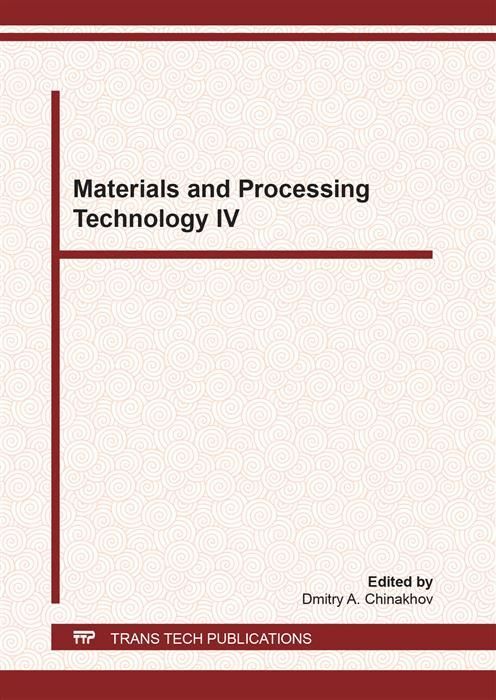 Produktbild: Materials and Processing Technology IV