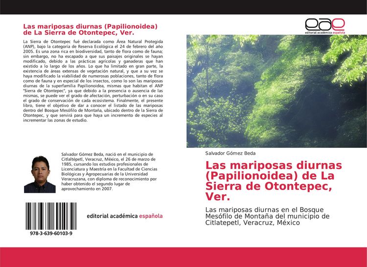 Produktbild: Las mariposas diurnas (Papilionoidea) de La Sierra de Otontepec, Ver.