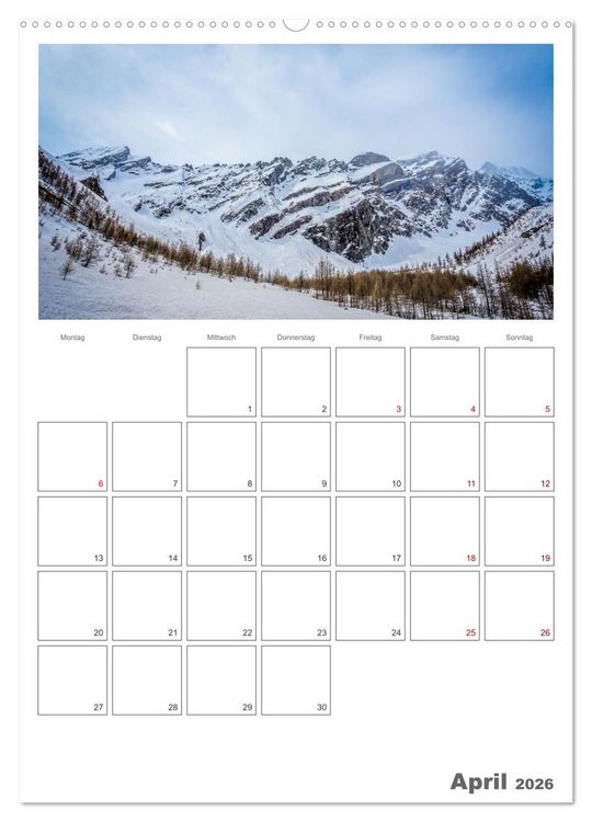 Produktbild: Franz&ouml;sische Alpen, auf den Pfaden des Murmeltiers (Wandkalender 2026 DIN A2 hoch), CALVENDO Monatskalender