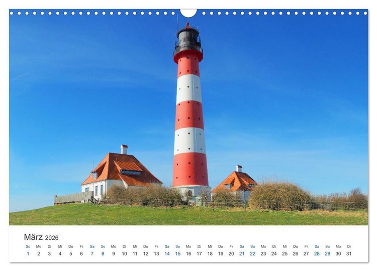 Produktbild: Deutsche K&uuml;ste - Nordsee und Ostsee (Wandkalender 2026 DIN A3 quer), CALVENDO Monatskalender