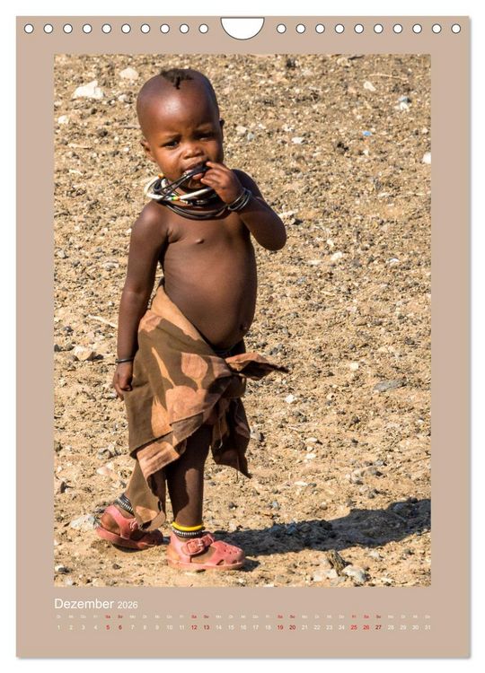 Produktbild: Besuch bei den Himbas - Namibia (Wandkalender 2026 DIN A4 hoch), CALVENDO Monatskalender