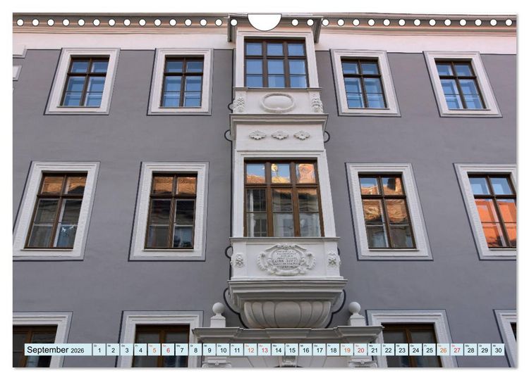 Produktbild: Fassadenreichtum in G&ouml;rlitz (Wandkalender 2026 DIN A4 quer), CALVENDO Monatskalender