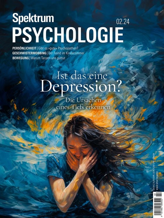 Produktbild: Spektrum Psychologie 2/2024 - Ist das eine Depression?