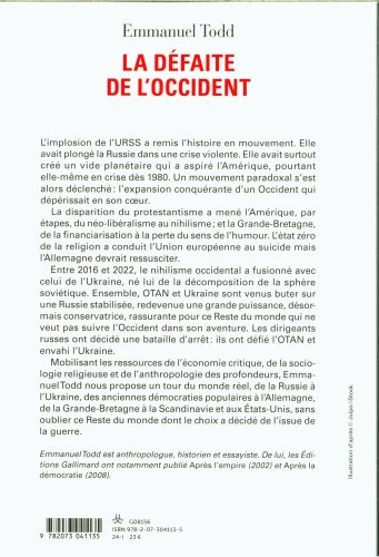 Produktbild: La d&eacute;faite de l'Occident