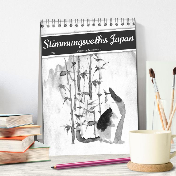 Produktbild: Stimmungsvolles Japan (Tischkalender 2026 DIN A5 hoch), CALVENDO Monatskalender