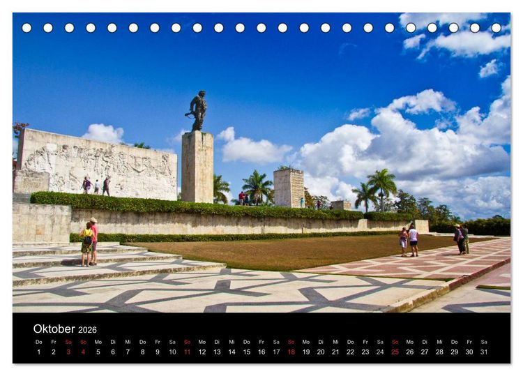 Produktbild: KUBA - Land und Menschen (Tischkalender 2026 DIN A5 quer), CALVENDO Monatskalender