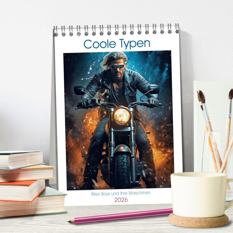 Produktbild: Coole Typen (Tischkalender 2026 DIN A5 hoch), CALVENDO Monatskalender