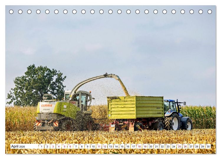 Produktbild: Landwirtschaft im Norden (Tischkalender 2026 DIN A5 quer), CALVENDO Monatskalender