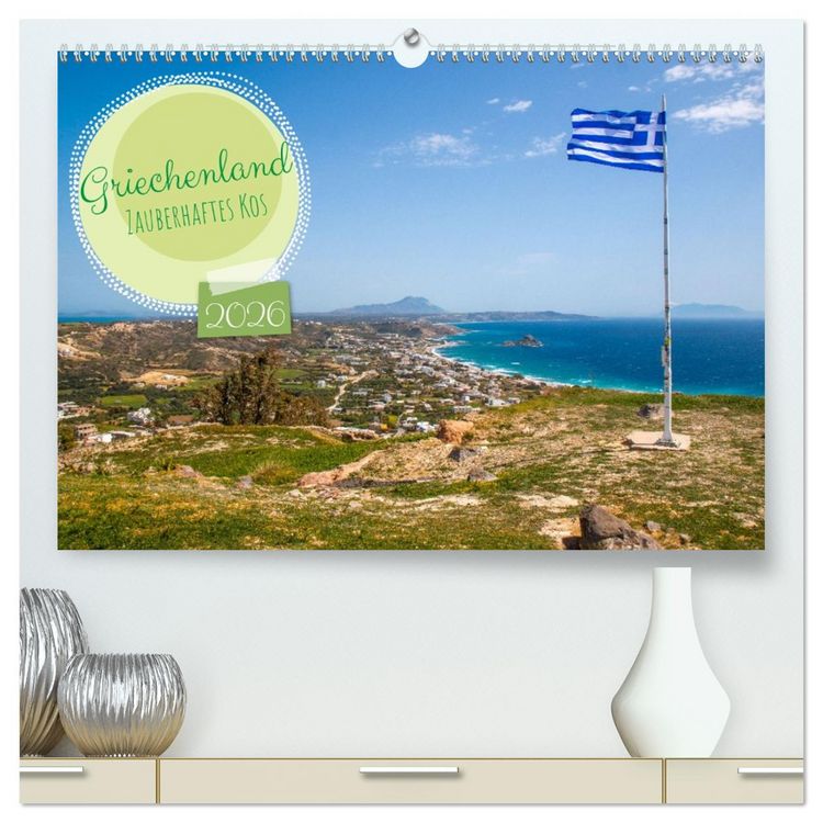 Produktbild: Griechenland - Zauberhaftes Kos (hochwertiger Premium Wandkalender 2026 DIN A2 quer), Kunstdruck in Hochglanz