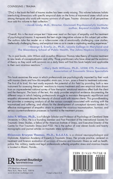 Produktbild: Empathy in the Treatment of Trauma and PTSD
