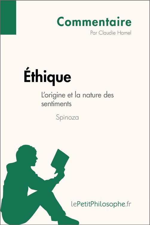 Produktbild: &Eacute;thique de Spinoza - L'origine et la nature des sentiments (Commentaire)