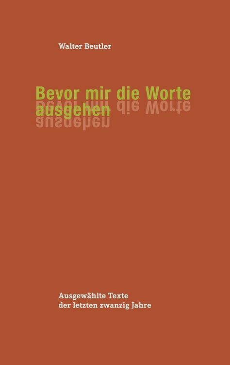 Produktbild: Bevor mir die Worte ausgehen