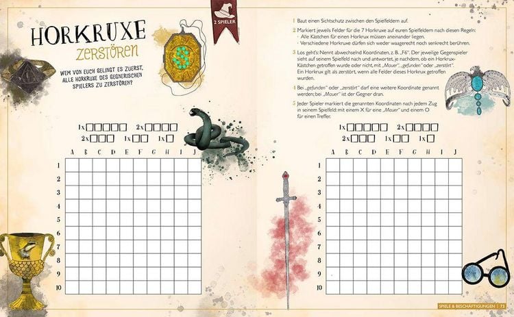 Produktbild: Mein inoffizielles Harry-Potter-Zauberbuch f&uuml;r magische Schulpausen. Zauberhafte Besch&auml;ftigungen, R&auml;tsel, Challenges und mehr.
