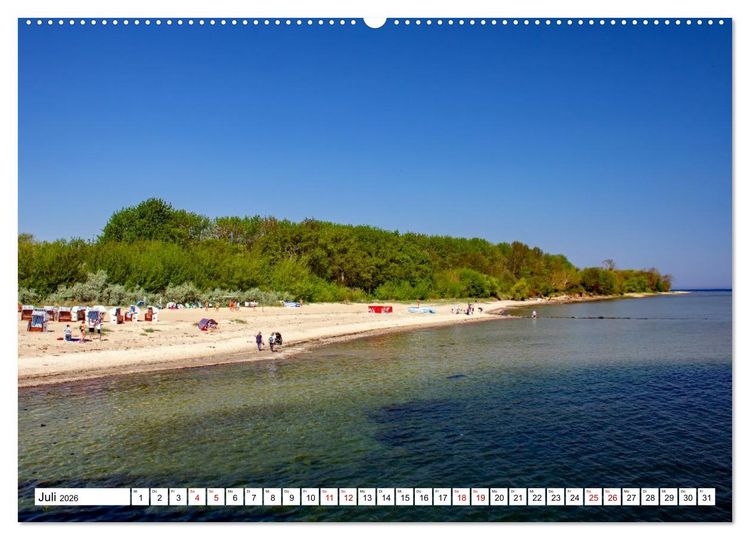 Produktbild: Beckerwitz - Impressionen aus der Wohlenberger Wiek (Wismarer Bucht) (Wandkalender 2026 DIN A2 quer), CALVENDO Monatskalender