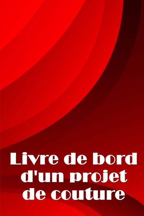 Produktbild: Livre de bord d'un projet de couture