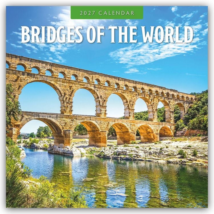Produktbild: Bridges of the World &ndash; Br&uuml;cken der Welt 2027 &ndash; 16-Monatskalender