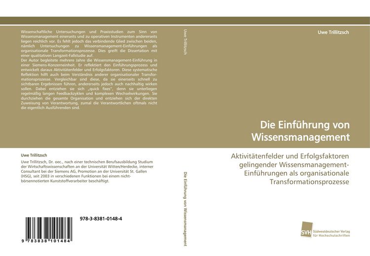 Produktbild: Die Einf&uuml;hrung von Wissensmanagement