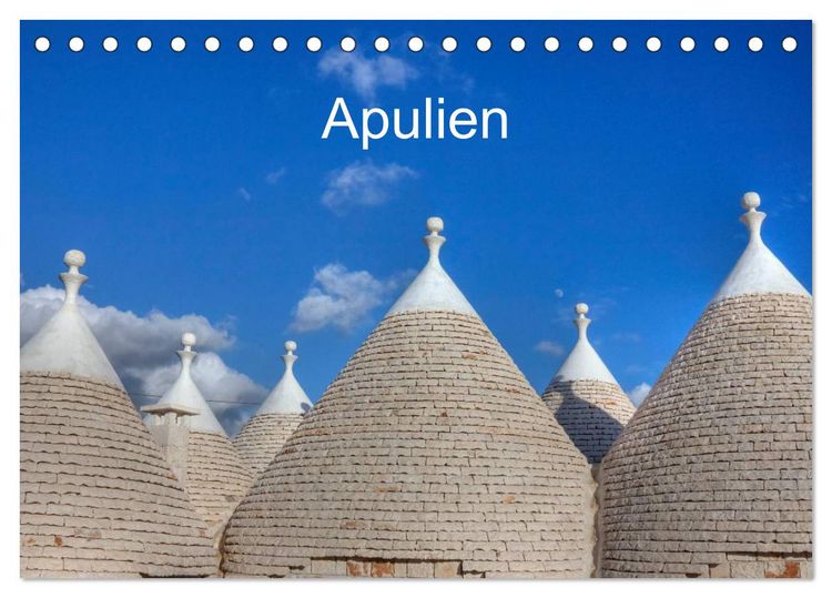 Produktbild: Apulien (Tischkalender 2026 DIN A5 quer), CALVENDO Monatskalender