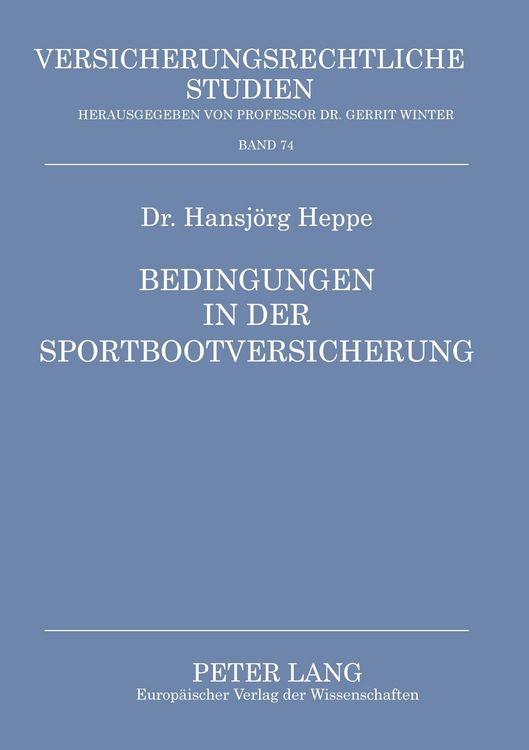 Produktbild: Bedingungen in der Sportbootversicherung