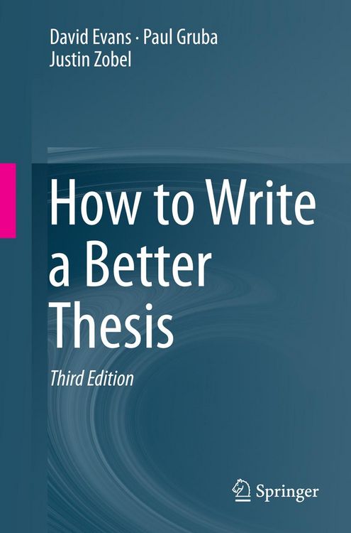 Produktbild: How to Write a Better Thesis
