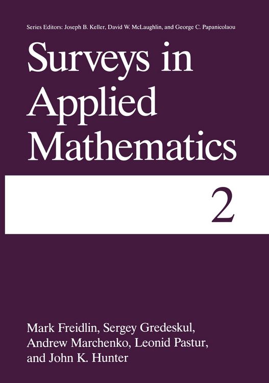 Produktbild: Surveys in Applied Mathematics