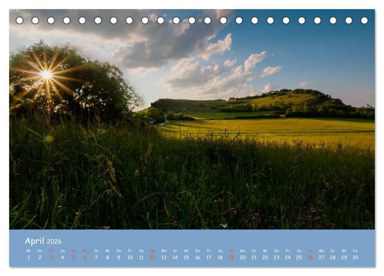 Produktbild: Das Walberla - Der Hausberg der Franken (Tischkalender 2026 DIN A5 quer), CALVENDO Monatskalender