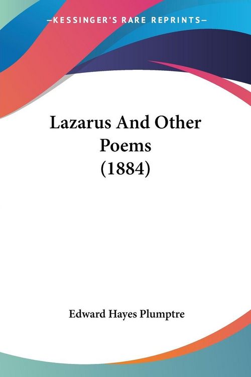 Produktbild: Lazarus And Other Poems (1884)
