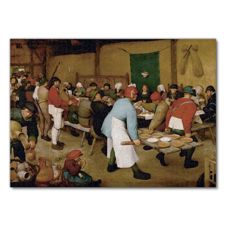 Produktbild: Lais Puzzle Pieter Bruegel d. &Auml;. - Bauernhochzeit 1000 Teile