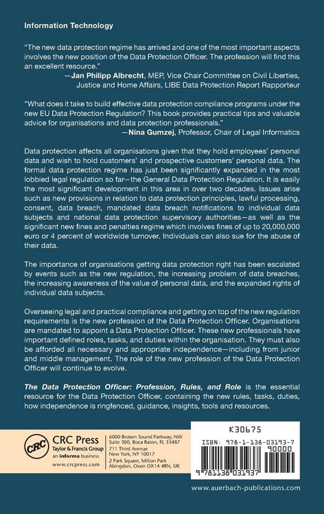 Produktbild: The Data Protection Officer