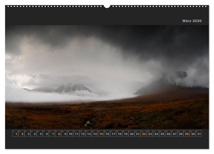 Produktbild: Schottland - Land der Legenden (Wandkalender 2026 DIN A2 quer), CALVENDO Monatskalender