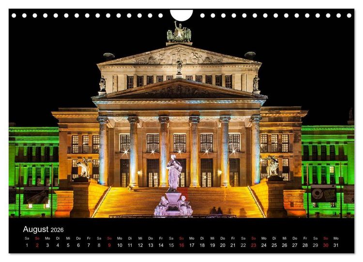 Produktbild: Colours of Berlin (Wandkalender 2026 DIN A4 quer), CALVENDO Monatskalender